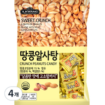 일광제과 땅콩 알사탕, 250g, 4개