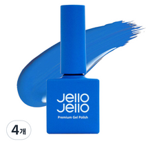 젤로젤로 프리미엄 젤 폴리쉬 10ml, JC-43 마조렐블루, 4개
