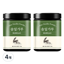 밸런스픽 솔잎가루, 4개, 100g