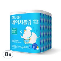 모나리자 네이처블랑 에어볼 키친타올 150매, 8개