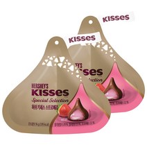 허쉬 키세스 스페셜 셀렉션 스트로베리 초콜릿, 2개, 36g