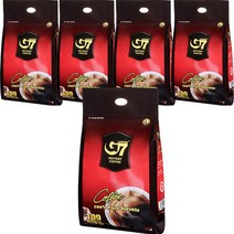 G7 블랙 퓨어블랙 인스턴트커피, 2g, 100개입, 5개