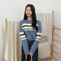 반에이크 여성용 돌스아 라운드 니트