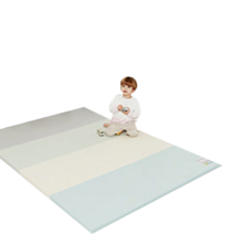 알집매트 실리온 유아폴더매트, 모던블루