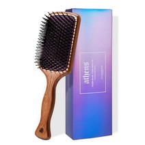 셀리본 아테네 원목 쿠션 패들 브러시 골드핀, 플라스틱핀, 1개