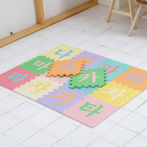 비앤씨 EVA 유아 퍼즐매트 30*30*1.2cm, 한글, 1세트