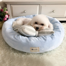 크림펫 반려동물 극세사 마약 방석, 스카이