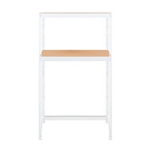 스피드랙 V2 세탁기 선반 2단 900 x 600 x 1800 mm, 화이트