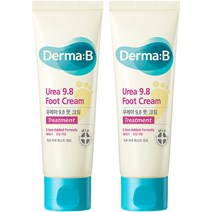 더마비 우레아 9.8 풋크림 포근한 머스크 우디향, 80ml, 2개