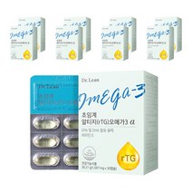 닥터린 초임계 알티지 rTG 오메가3 알파 30.21g, 30정, 9개