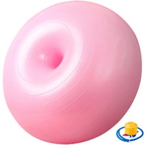 MJG 홈트레이닝 요가 짐볼, 핑크