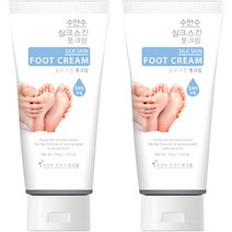에네스티 온천수 실크스킨 풋크림, 100g, 2개