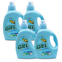 세제혁명 지엘 플러스 액상세탁세제 본품, 1.8L, 4개