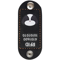뽀시래기 강아지 인식표 RFID 외장인식칩 가죽형, 30