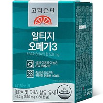 고려은단 알티지 오메가3 40.2g, 60정, 1개