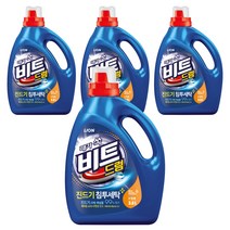 비트 드럼용 액상세제 본품, 3L, 1개입, 4개