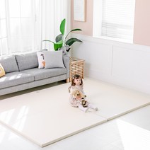 엘라즈 베이비 제로갭 폴더매트 2p, 아이보리 + 라이트그레이