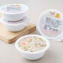 짱죽 웰빙죽 쌀눈 닭죽, 200g, 4개