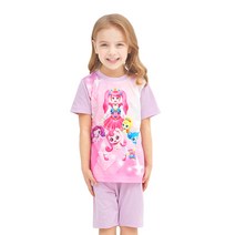 캐치티니핑 여아용 타라 5부 실내복 상하세트 VI