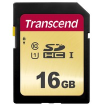 트랜센드 SD카드 MLC 메모리카드 500S, 16GB