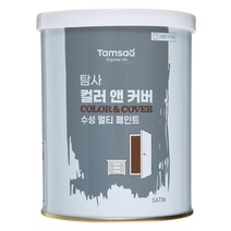 탐사 컬러 앤 커버 멀티 페인트 1L 방문가구용, 화이트, 1000ml, 1개