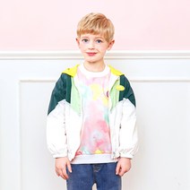 마리앤모리 아동용 트렌디 바람막이 후드 점퍼