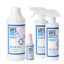 세이프샷 살균소독제 1L + 500ml x 2p + 50ml, 1세트