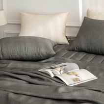 마틸라 여름숲 풍기인견 홑이불, 차콜