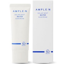 앰플엔 솔라샷 워터 선크림 SPF50+ PA++++, 40ml, 1개
