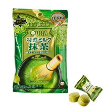 UHA 미카쿠도 토쿠노 밀크 말차 캔디, 81g, 1개