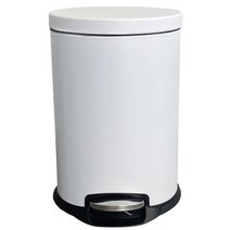 팬물산 심플리 무소음 휴지통 20L, 1개, 화이트