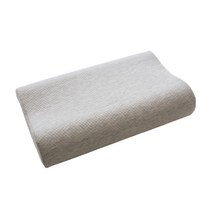 코멧 홈 3중직 자카드 워셔블 메모리폼 베개, 그레이