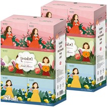 한예지 캐릭터 미니 미용티슈 2겹, 6개입, 2팩
