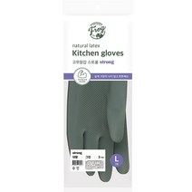 프로그 라텍스 스트롱 고무장갑 양손세트 대, 대(L), 3세트, 그린