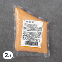 치즈트리 크림앤체다치즈, 1kg, 2개