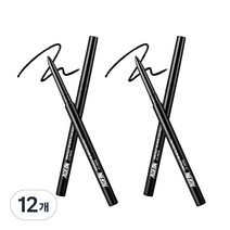 머지 더 퍼스트 슬림 젤 아이라이너 0.05g, GS1 BLACK ONYX 블랙 오닉스, 12개