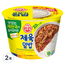 오뚜기 즉석국 컵밥 제육덮밥, 315g, 2개 상품 사진