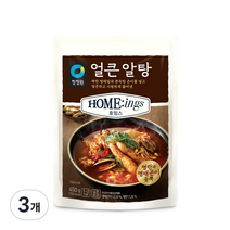 청정원 호밍스 얼큰 알탕, 450g, 3개