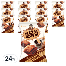 오리온 꼬북칩 초코츄러스 과자, 80g, 24개