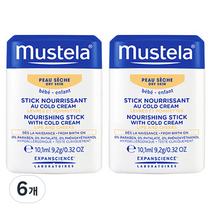 무스텔라 너리싱 스틱 위드 콜드크림, 10.1ml, 6개