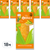 바로드숑 꿀맛 찰옥수수, 250g, 18개