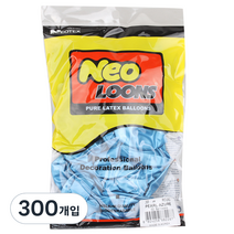 네오룬스 30 cm 라운드풍선, 펄 아주르, 300개입