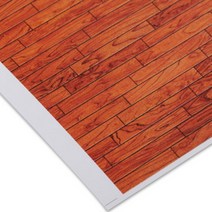 라이프스푼 시트지 내추럴 타일, 오렌지브라운 우드패턴