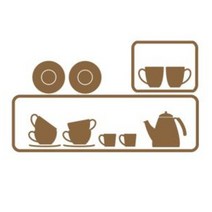 SP-G750) 모던선반 B, 샌디브라운