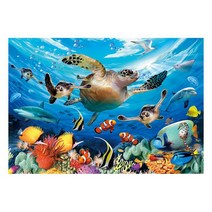 바다 거북의 여행(PL 1275) 1000조각, 73.5 x 51cm, 1000피스