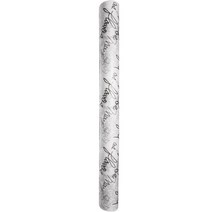 왁스지 wax Paper 영자 English 530 x 18 m, W#55 검정 Black