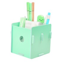 필립로지스틱 사각 DIY 뷰티박스 정리함, 그린, 1개