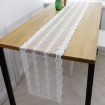 해피툴 로맨틱 레이스 테이블러너, M (180 x 26 cm)