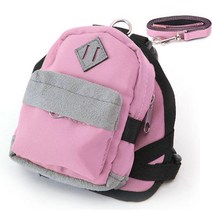 펫츠랜드 피크닉 백팩 애견 하네스 M, 핑크, 1개