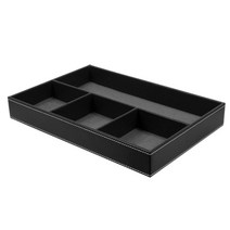 히키스 모던 디자인 1단 데스크 정리함 블랙, 330 x 220 x 40 mm, 1개, 1개